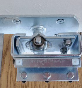 Top Door Hinge (Covers Removed)